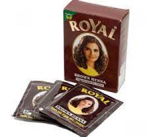 Henna Marrón Oscuro Real 1 Caja – 6 Sobres (60 g)