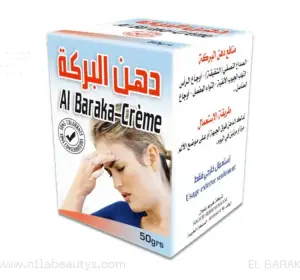 Crema Al Baraka 50g | Tratamiento para la migraña (chaqiqa)
