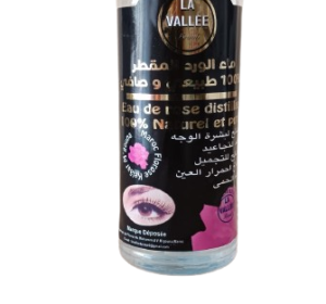 Agua de rosa destilada natural del Valle de Roses
