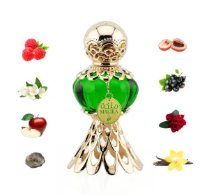 Khadlaj Malika Green - Aceite de perfume concentrado para mujer (20 ml, 0,7 onzas)